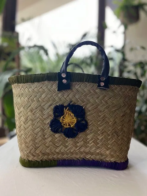 Plecione torebki z rafii