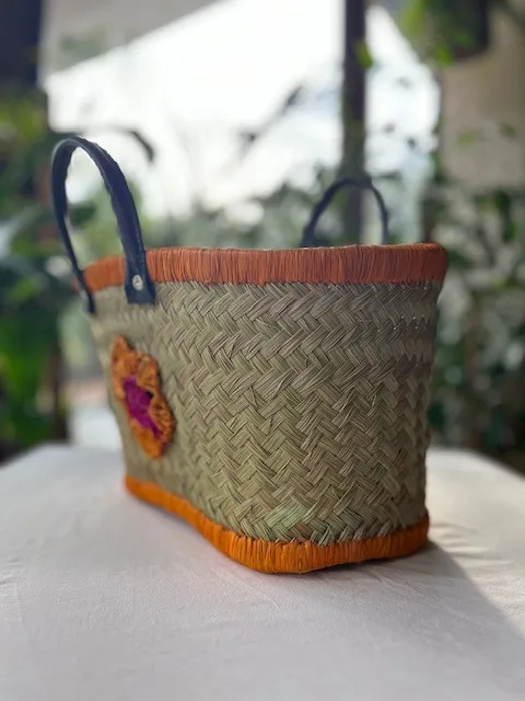 Plecione torebki z rafii