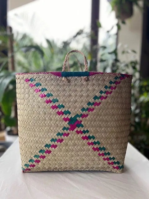 Plecione torebki z rafii