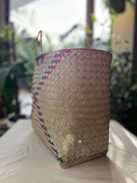 Plecione torebki z rafii