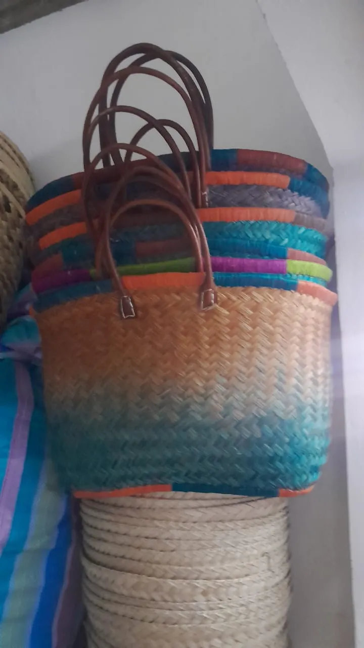 Ręcznie pleciona torba z Madagaskaru