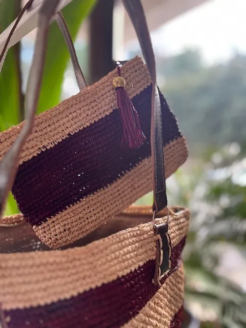 Pleciona torba z rafii