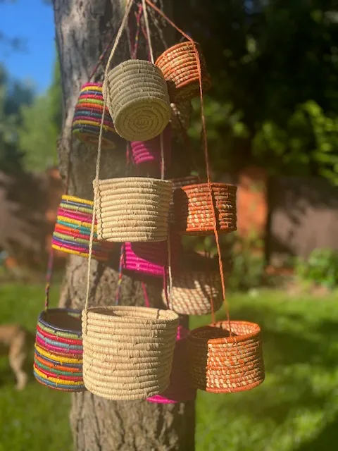 Pleciona torba z rafii